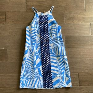 Lilly Annabelle Bay Blue Yacht Sea Shift Dress